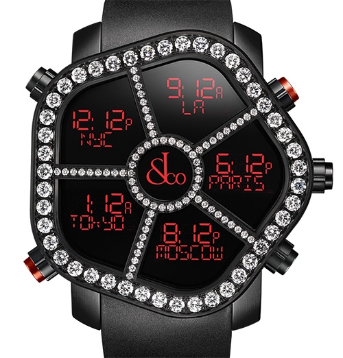 Review Jacob & Co GH100.11.RP.PB.A Diamond Bezel watch for sale